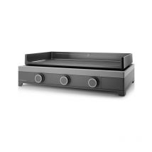 Forge Adour - plancha gaz fonte emaillee moderne 75CM caisson acier