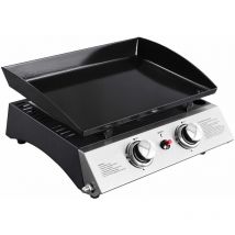 Happy Garden - Plancha au gaz mala - 2 brûleurs 5kW