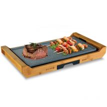 Sogo - Plancha Grill de Asados 430 x 230 mm 2200W BAR-SS-1223 Bambo