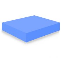 Cama Express - Plancha de Espuma Poliuretano Multiusos - Medida: 50 x 50 x 11 cm de Grosor - Dureza Firme - Densidad 25 KG/m3