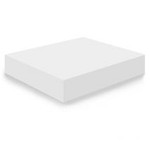 Plancha de Espuma Poliuretano Multiusos - Medida: 55 x 115 x 10 cm de Grosor - Dureza Media - Densidad 20 KG/m3