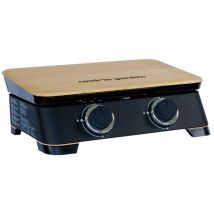 Plancha de gas 4000w placa de hierro fundido esmaltado 58,2x47x20cm - PG092 Cook'in Garden