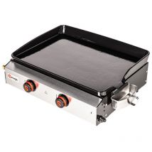 Somagic - Plancha de gas de 2 fuegos donastia