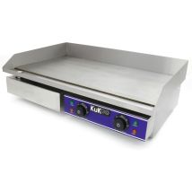 Plancha Profesional Antiadherente Eléctrica De 70cm De Acero Inoxidable Grill Parrilla De Asar Cocina Cocción Barbacoa Bbq+protector Contra 