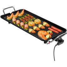 Plancha électrique 1350W Magicfox Revêtement Antiadhésif, Surface mixte, Thermostat réglable - 4828cm