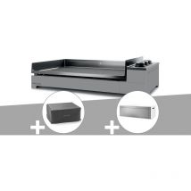 Forge Adour - Plancha gaz Premium 75 acier avec housse et couvercle pour plancha