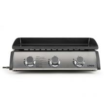Plancha à gaz 3 brûleurs - LIVOO