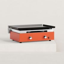 Verycook - Plancha gaz Créative 2 feux acier émaillé