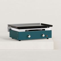 Verycook - Plancha gaz Créative 2 feux acier émaillé