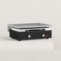 Verycook - Plancha gaz Créative 2 feux acier laminé