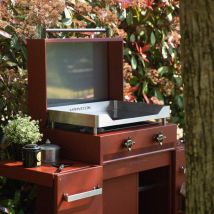 Plancha gaz Excellence 2 feux chrome dur 6 à 8 pers. Piezo mécanique double (intégré aux boutons) 2 brûleurs (en forme de h) Verycook