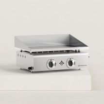 Vivaplancha - Plancha gaz Flamenco 2 feux inox
