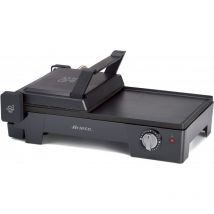 Ariete - 1916 - Noir - Dessus de table - Grille + plaque de cuisson - 600 x 250 mm - 3 zone(s) - 6 pieds