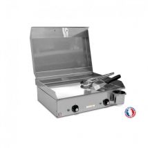 Planchaelec - Plancha électrique neo E530 - 2400W + Couvercle + 2 ustensiles
