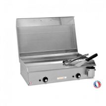Planchaelec - Plancha électrique neo E650 - 2400W + Couvercle + 2 ustensiles