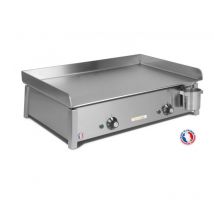 Planchaelec - Anthea E650-3000W - Placa de cocción - Inox - Termostato ajustable - 12 personas - Made In France - 65 x 43 x 25 cm