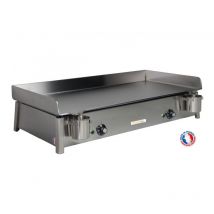 Planchaelec - Anthea E870-3600W - Placa de cocción - Inox - Termostato ajustable - 16 personas - Made In France - 87 x 43 x 25 cm