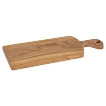 Planche à découper 40 cm bois de teck avec poignée originale – nola