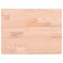 Planche à découper 40x30x4 cm bois massif de hêtre Vidaxl