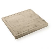 Planche à découper avec arrêt - Bambou