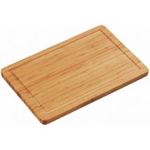 Planche à découper en bambou, rectangulaire avec rainures, 38,5 x 25 cm Kesper