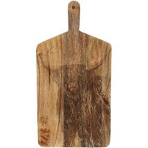 Planche à découper en manguier 25 x 50 cm Boeuf