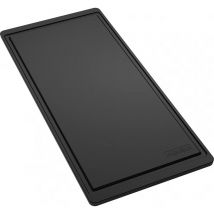 Planche à découper en matière synthétique - Noir - 510 x 200 x 16 mm Franke