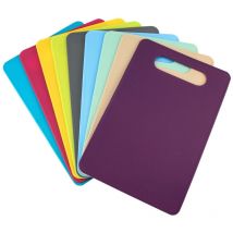 Planche à découper en plastique pour cuisine, planche à découper antibactérienne et antidérapante, bloc à découper (couleur aléatoire)