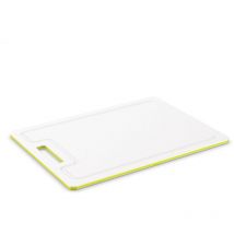 Planche à découper Rotho 25x15x0,9 cm Blanc/Vert citron