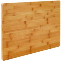 Planche à Découper xl en Bambou 50x35x2 cm Grande Tableau en Bois