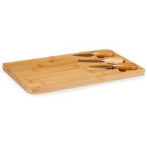 Kinvara - Planche à fromage orva avec 3 ustensiles.