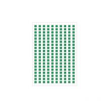 Planche A4 de 190 pictos adhesifs de 10 x 10 mm pour plan d'evacuation (B0440)