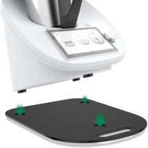 Coocheer - Planche Coulissante en Acrylique Mat Pour Thermomix TM6 TM5: Glisseur Pour un Déplacement Facile, Accessoire Pour Robot de Cuisine