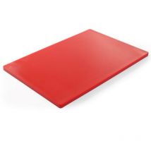 Planche à découper haccp pour viande crue 450x300 mm rouge Hendi 825525