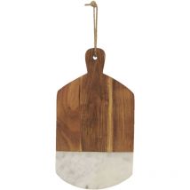 Planche à découper acacia et marbre