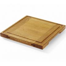 Planche de service en CHÊNE, 27x27cm, épaisseur 2cm