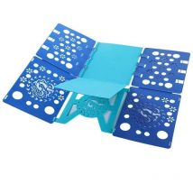 Planche pliante pour chemise - Plieur de Vetement Plieur de Linge Enfant Adulte Vetement Chemise T Shirt Tee Shirts 58 x 68 cm (Bleu nordique &