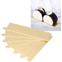 Treetalk - Planches à gâteaux rectangulaires, plateau à desserts en Mousse pour cupcakes, outils de décoration en carton, 100 pièces