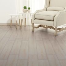Torana - Planches de plancher pvc autoadhésif 2,51 m² 2 mm Blanc chêne