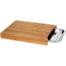 Regalos Miguel - Planche à découper en bambou avec plateau rétractable