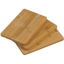 Planche à petit-déjeuner, lot de 3, en bambou fsc