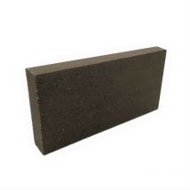 Planelle réfractaire dense noire 220 x 110 x 30 mm - 37% d'alumine