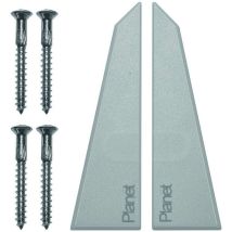Tür-Abdeckprofil, Sockel, 850mm, Aluminium, silberfarbig eloxiert - Planet