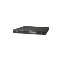 Planet - Technology FGSW-1822VHP sw 16P PoE+ 300W+ écran lcd +2G +2SFP