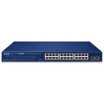 Planet - Technology GSW-2620HP sw 24P Gigabit PoE+ 220W + 2 sfp