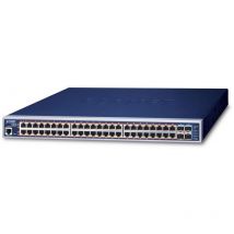 Planet - Technology L2+/L4 48-Port 10/100/1000T 802.3at PoE + 4-Port 10G, GS-5220-48P4X (802.3at PoE + 4-Port 10G sfp+ Managed Switch, with Hardware