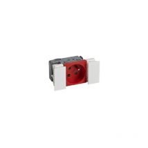 49045 - Base para canal 2P+T 16A 250V con llave - connex. auto. - Logix - Planet Wattohm