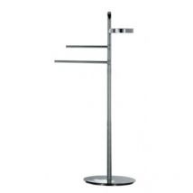 Planets piantana porta sapone e salviette cromato codice prod: B98140CR - Colombo Design