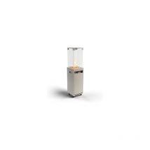 Faro - Chauffage de terrasse, gaz propane, noir, 8 kW, portable et autoportant, pour jardin et terrasse (Réducteur + Housse inclus) - Planika