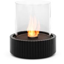 Planika - Lotus Bio ethanol tabletop brazier - Brasero sans fumée pour l'intérieur et l'extérieur - Brasero bio éthanol portable - Jusqu'à 3,5 heures